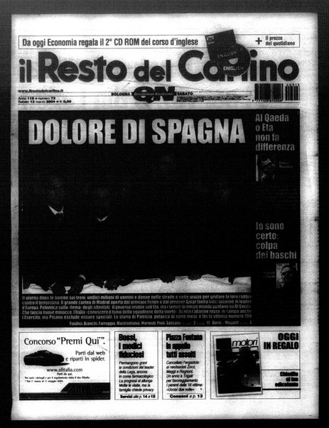 Il Resto del Carlino : giornale dell'Emilia